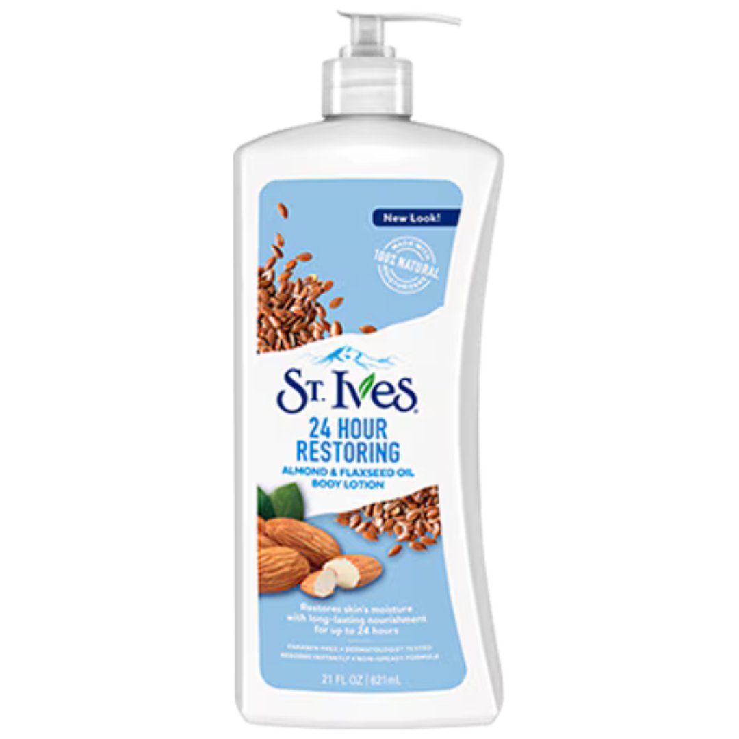24hr Deep Restoring Almond & Flaxseed Oil Body Lotion 600ml - ShopXonline