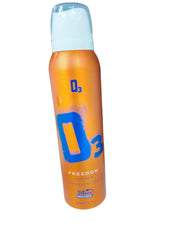 O 3 Freedom For Men Body Spray -150 ml