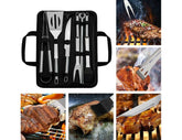 9pcs BBQ Tool Set High Quality Stainless Steel