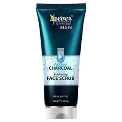 4rever Men's Active Charcoal Exfoliating Face Scrub - 100ml - ShopXonline