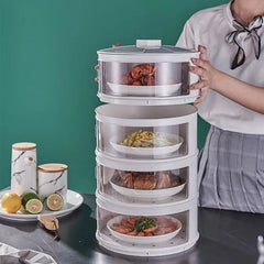 5 Floors Stackable Thermal Food Cover Set - ShopXonline
