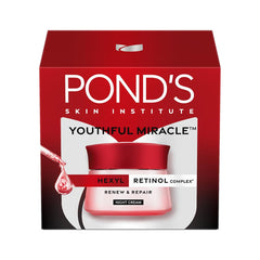 Ponds Youthful Miracle Hexyl Retinol Complex Renew And Repair Night Cream 50g