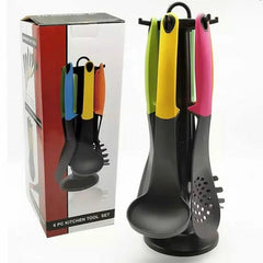 6 Pcs Kitchen Spoon Set ( non stick ) - ShopXonline