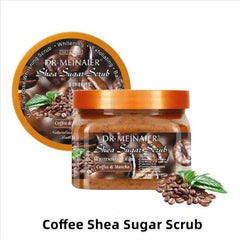 DR MEINAIER Shea Sugar Scrub + Coffee & Matcha 650g