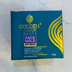 Golden Touch Elite - Face Gold- Day Cream ( Saffron, Honey, SPF 40) For Normal Skin 60g