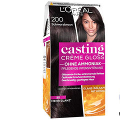 L'Oréal Crème Gloss 200 Schwarzbraun Tint