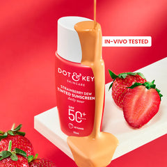 Dot & Key Strawberry Dew Tinted Sunscreen, In-Vivo Tested SPF 50+ PA++++ ( 50ml )
