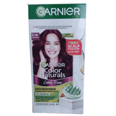 Garnier Color Naturals Hair Colour 3.16 Burgundy 70ml 60g