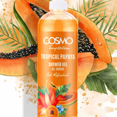 Cosmo Temptation Tropical Papaya Shower Gel 480ml