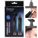 Geemy Rechargeable Nose & Hair Trimmer GM3120 2in1