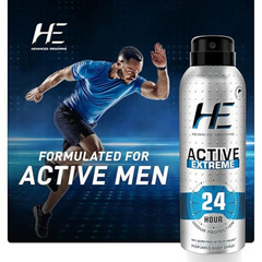 HE Active Extreme 24 Hour Body Spray 150ml