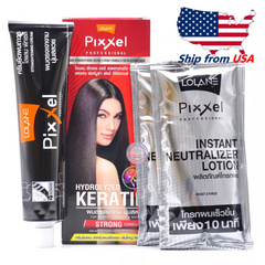 Lolane Pixxel Professional Permanent Hair Straightening Cream 110g