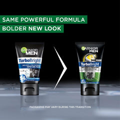 Garnier Men Turbo Bright Super Duo Foam Face Wash 100ml