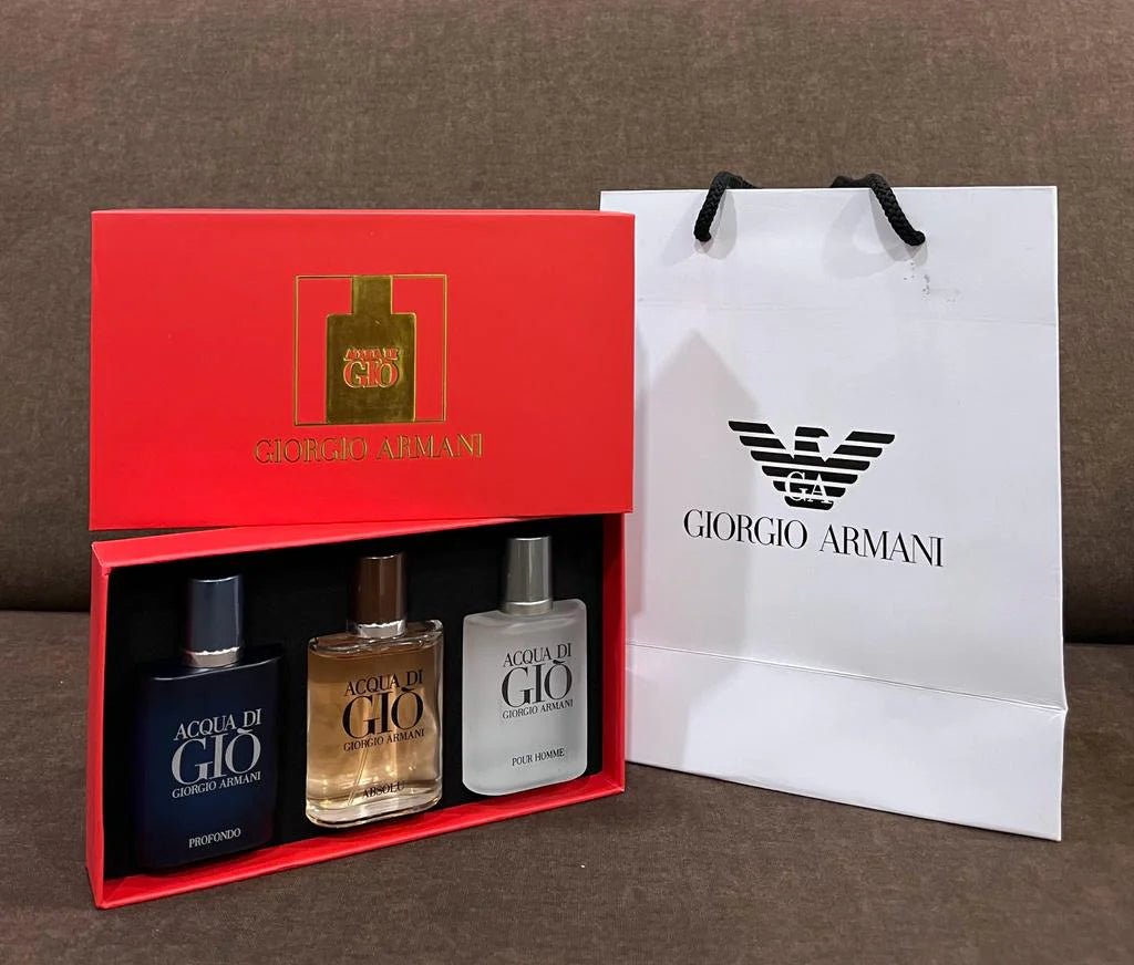 Acqua Di Gio Giorgio Armani Perfume Gift Pack - ShopXonline