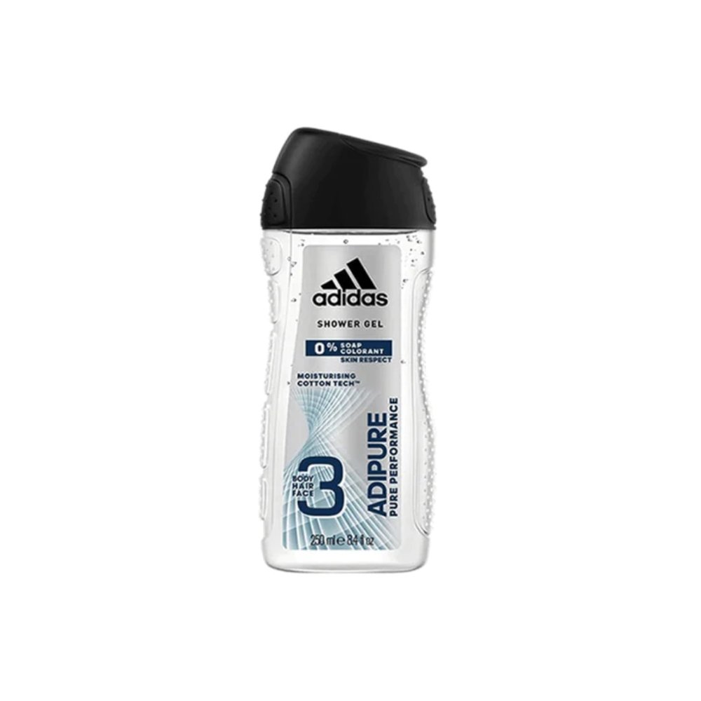 Adidas Adipure Pure Performance 3 in 1 Shower Gel - 250ml - ShopXonline
