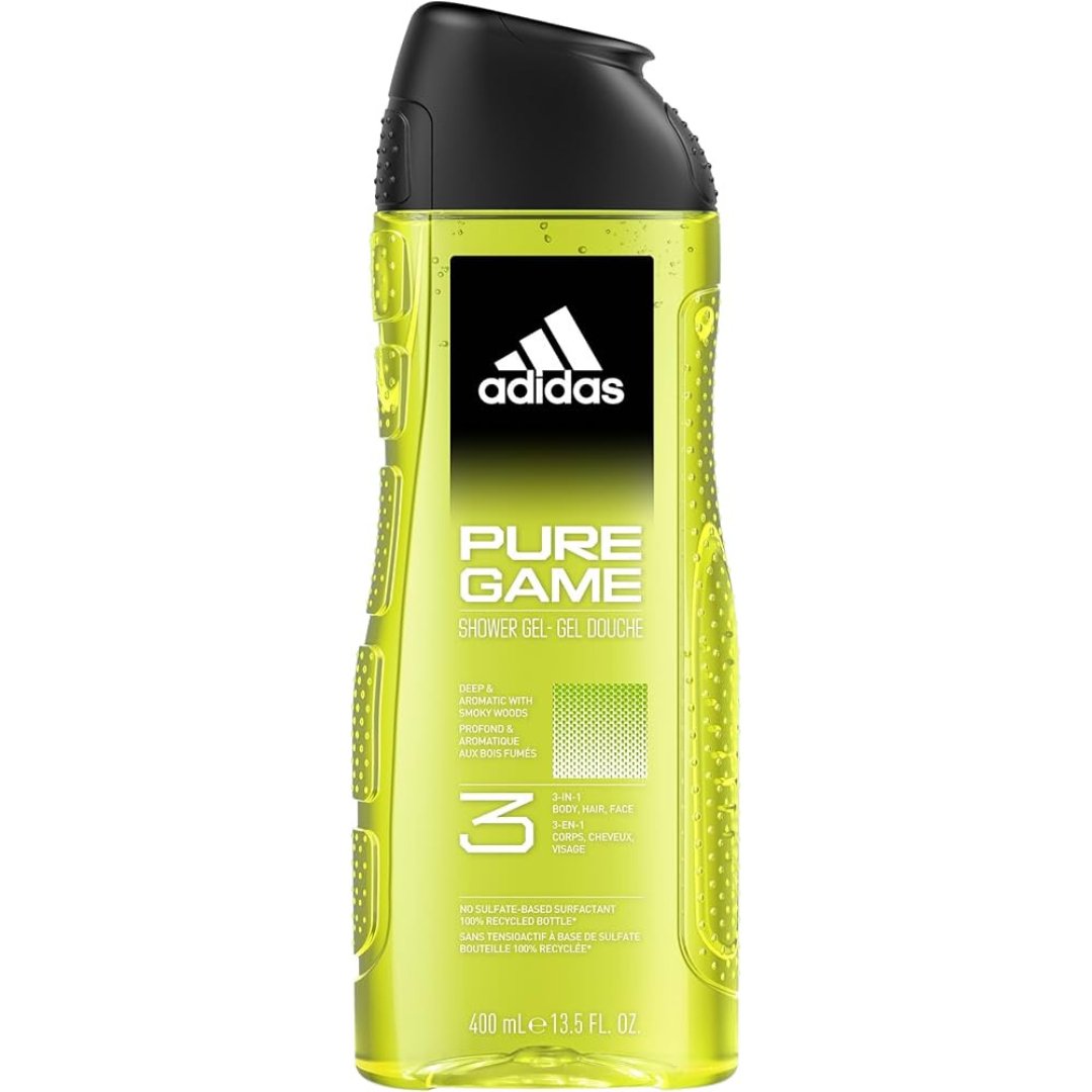 Adidas Pure Game 3 In 1 Shower Gel 400ml - ShopXonline