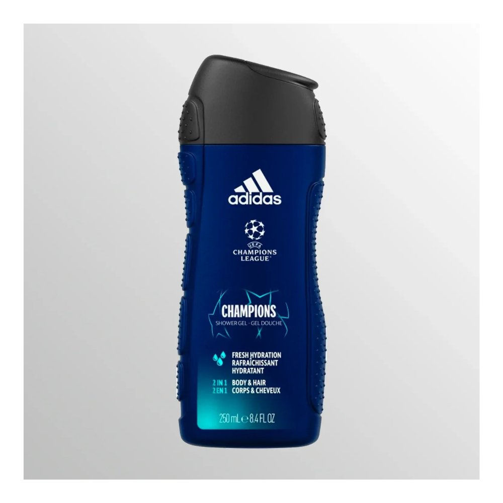 Adidas UEFA Champions League Champions 2 in 1 Shower Gel - 250ml - ShopXonline