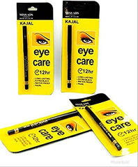 ADS Eyecare Kajal Pencil 12 Hour Extra Black Long Lasting Water Proof Kajal - ShopXonline