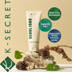 Seoul 1988 Cleansing Foam: Pine Cica 1%+Probiotics, 150ml