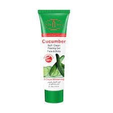 Aichun Beauty Cucumber Soft Clean Face & Body Peeling Gel - 100g - ShopXonline