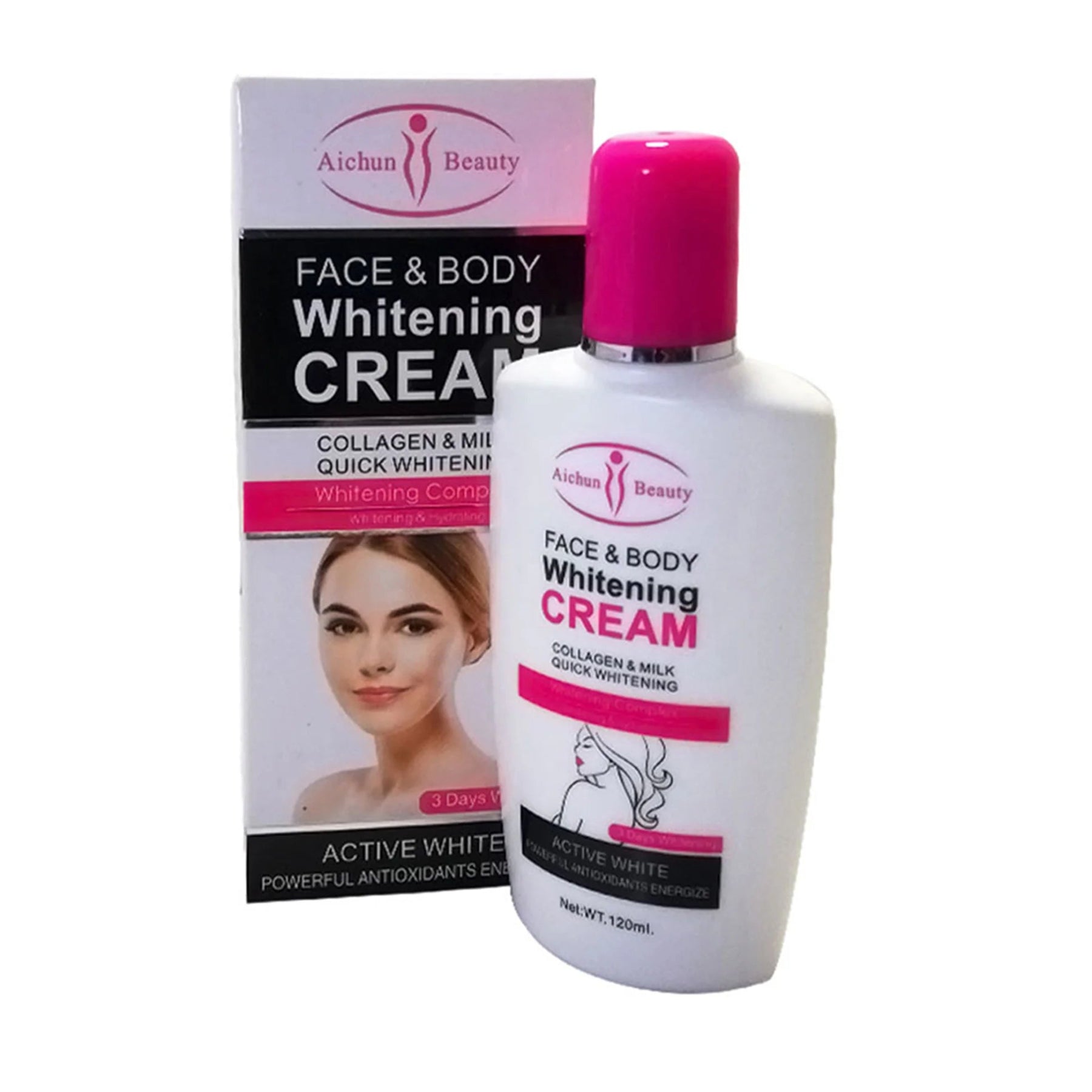 Aichun Beauty - Face & Body Whitening Cream - 120ml - ShopXonline
