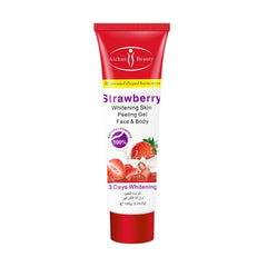 Aichun Beauty Straweberry Whitening Face And Body Skin Peeling Gei - 100g - ShopXonline