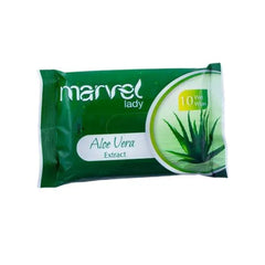 Marvel Lady Aloe Vera Extract 10 Wet Wipes