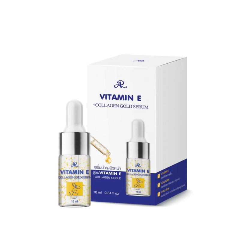 AR Vitamin E Collagen Gold Serum - 10ml - ShopXonline