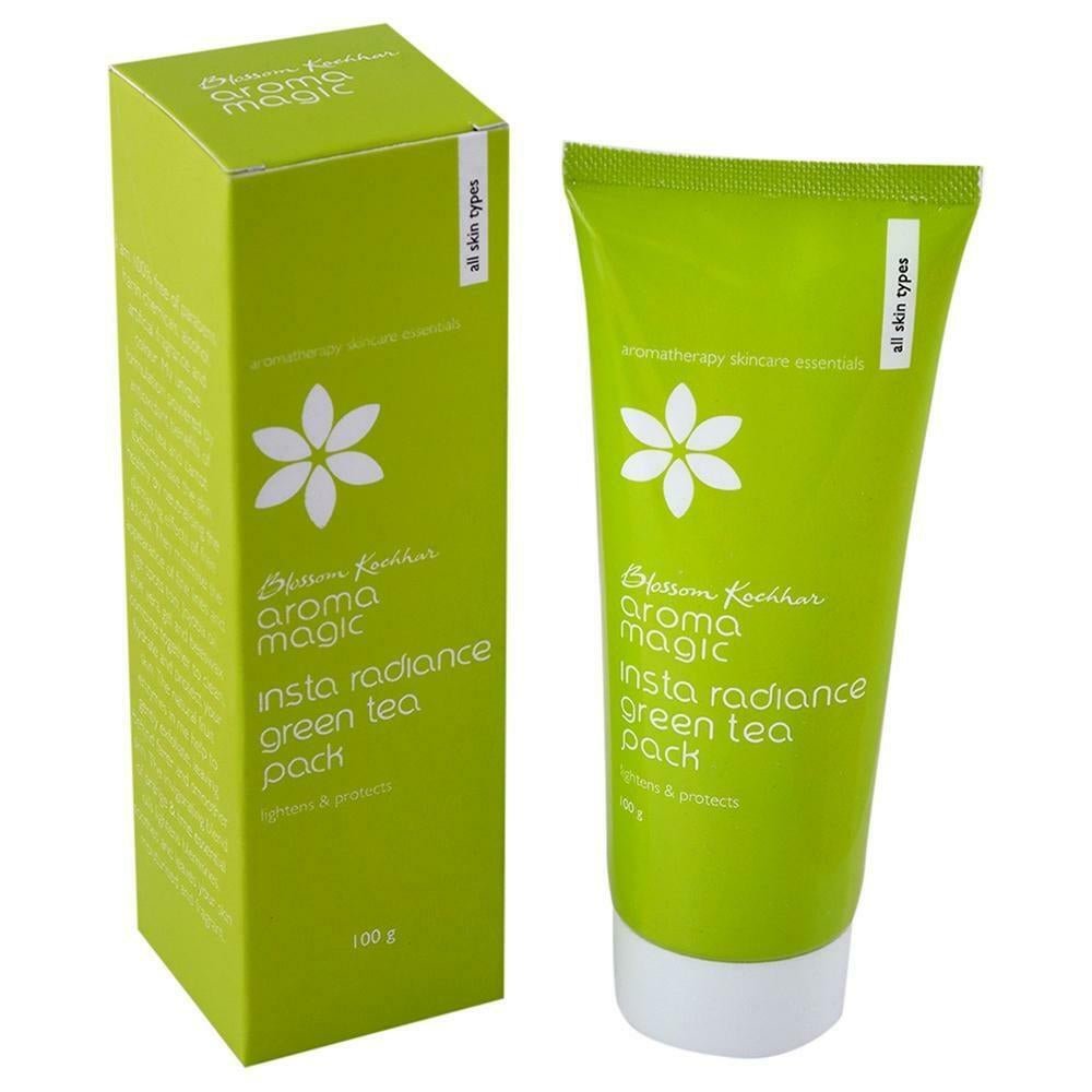 Aroma Magic Insta Radiance Green Tea Face Pack - 100g - ShopXonline