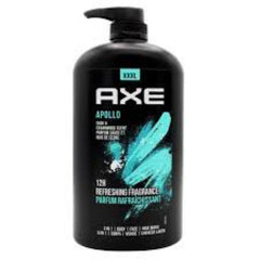 Axe Apollo Refreshing Fragrance Parfum Rafraichissant 3In1 Bady Wash 1L - ShopXonline