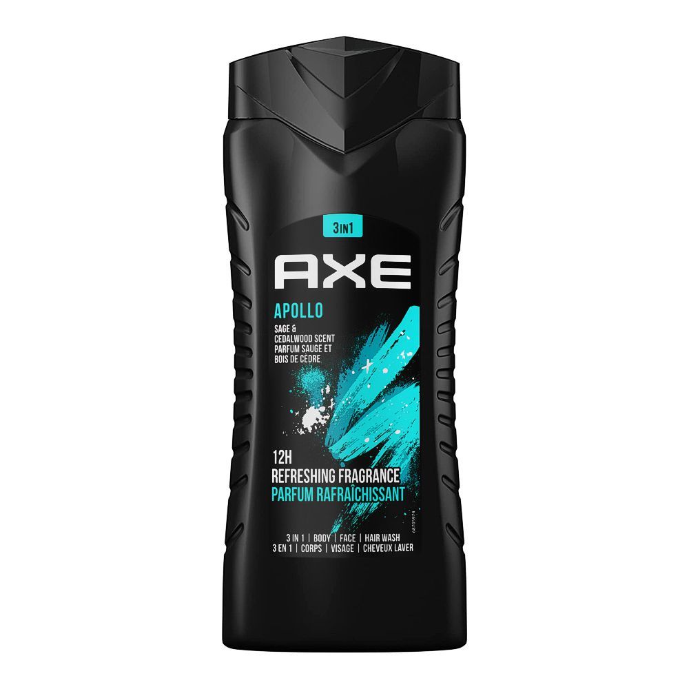Axe Apollo Sage & Cedar Wood Scent Shower Gel - 250ml - ShopXonline
