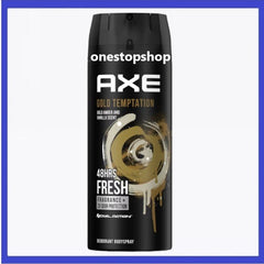 Axe Gold Temptation Gold Amber And Vanilla Scent Body Spray - 135ml - ShopXonline
