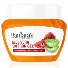 Banjaras Aloe Vera Saffron Gel 100g - ShopXonline
