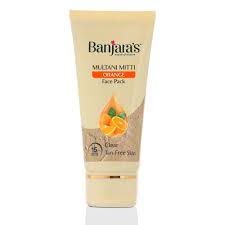 Banjaras Multani Mitti Orange Face Pack 50g - ShopXonline