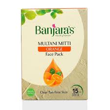 Banjara's Multani Mitti Orange Face Pack Powder - 100g - ShopXonline