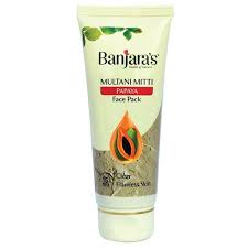 Banjaras Multani Mitti Papaya Face Pack 50g - ShopXonline