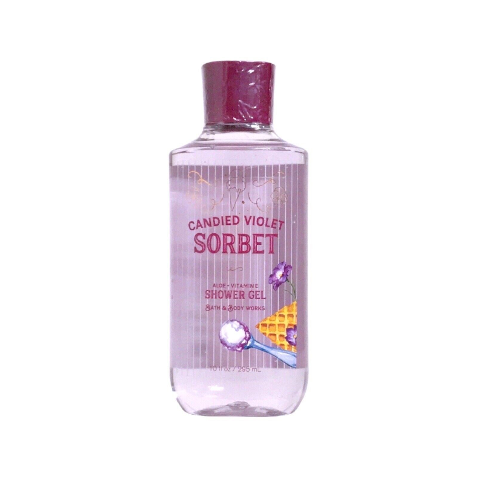 Bath And Body Candied Violet Sorbet Shower Gel - 295ml - ShopXonline