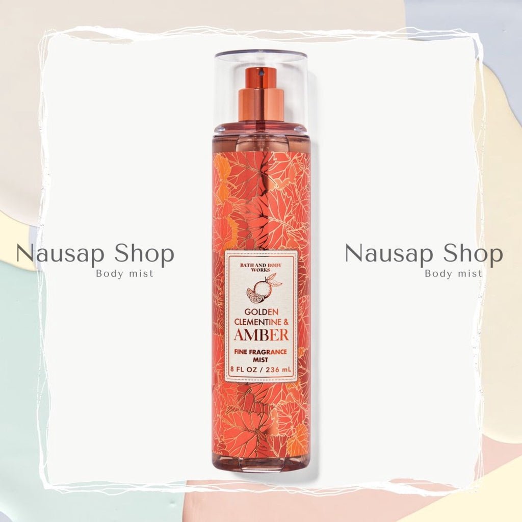 Bath And Body Golden Clementin And Amber Body Mist - 236ml - ShopXonline
