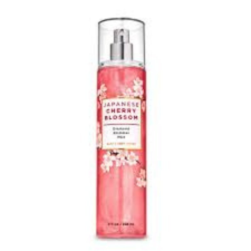 Bath and Body Works Japanese Cherry Blossom Diamond Shimmer Mist 236ml - ShopXonline