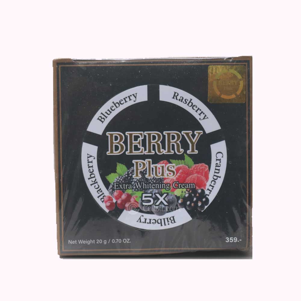BERRY PLUS EXTRA WHITENING CREAM - 20G - ShopXonline