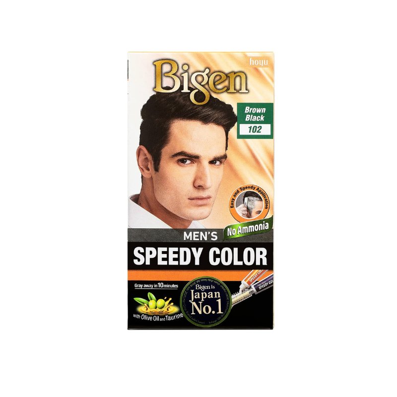 Bigen Men's Brown Black Speedy Color - 40g - ShopXonline