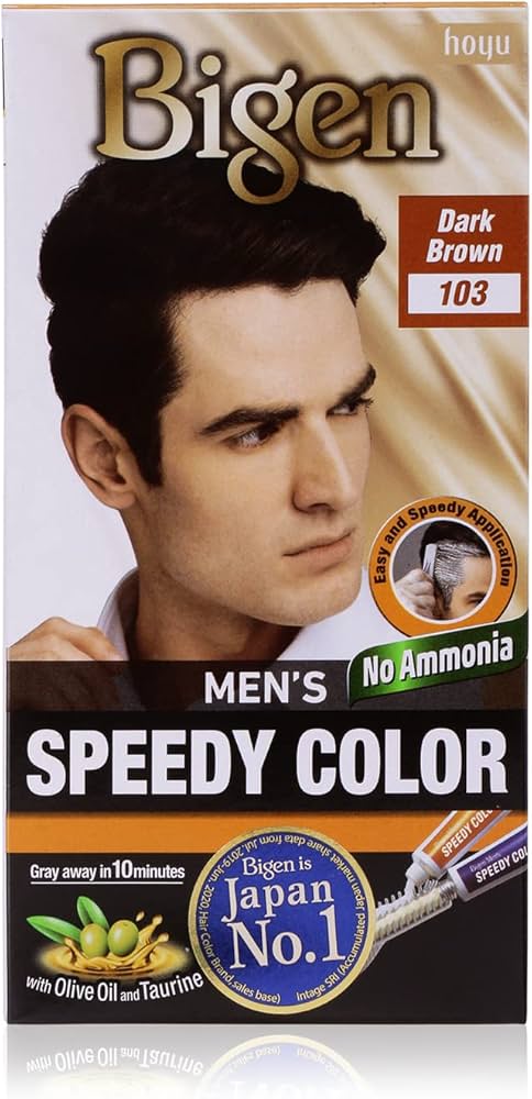Bigen No.103 Dark Brown Men's Speedy Hair Color 40g - ShopXonline
