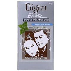 Bigen Speedy No Ammonia Hair Color Conditioner no.883 Dark Brown - 80g - ShopXonline