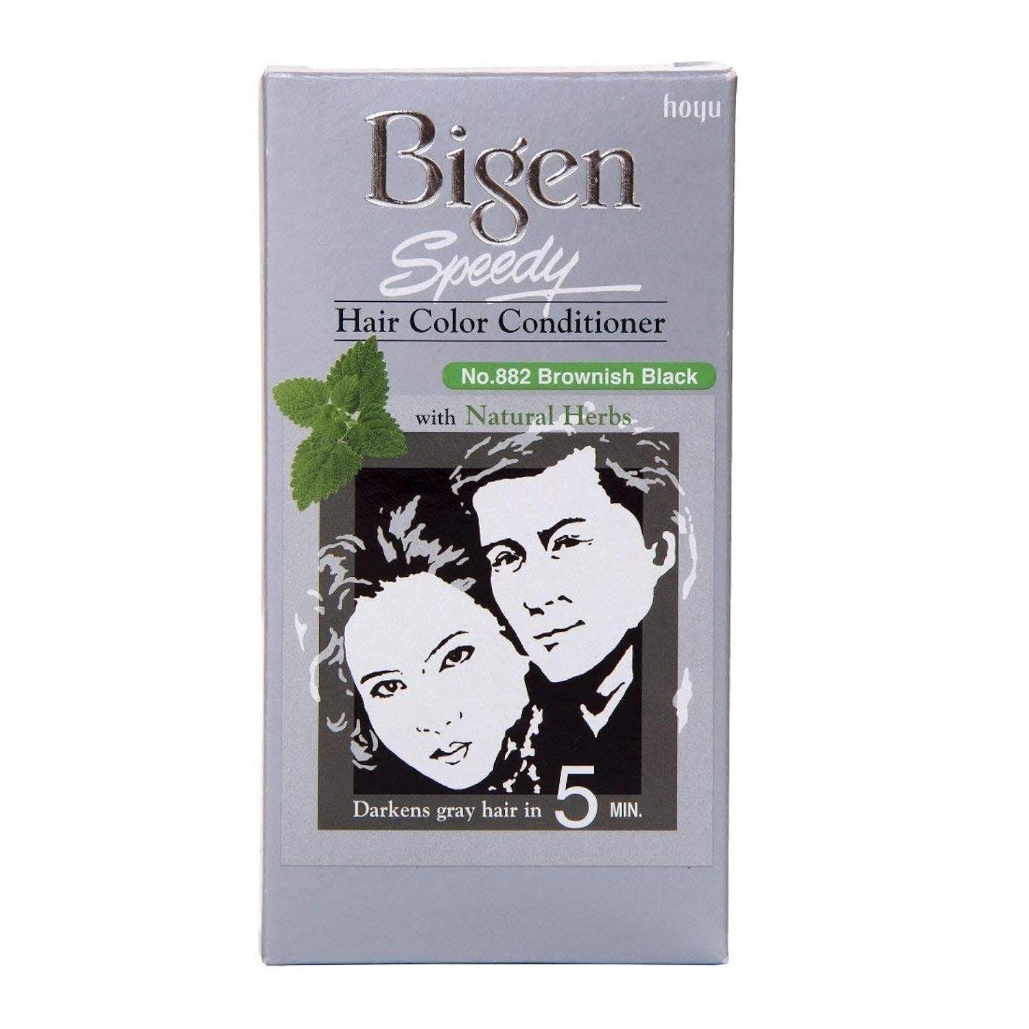 Bigen Speedy No.882 Brownish Black Hair Color Conditioner - 80g - ShopXonline