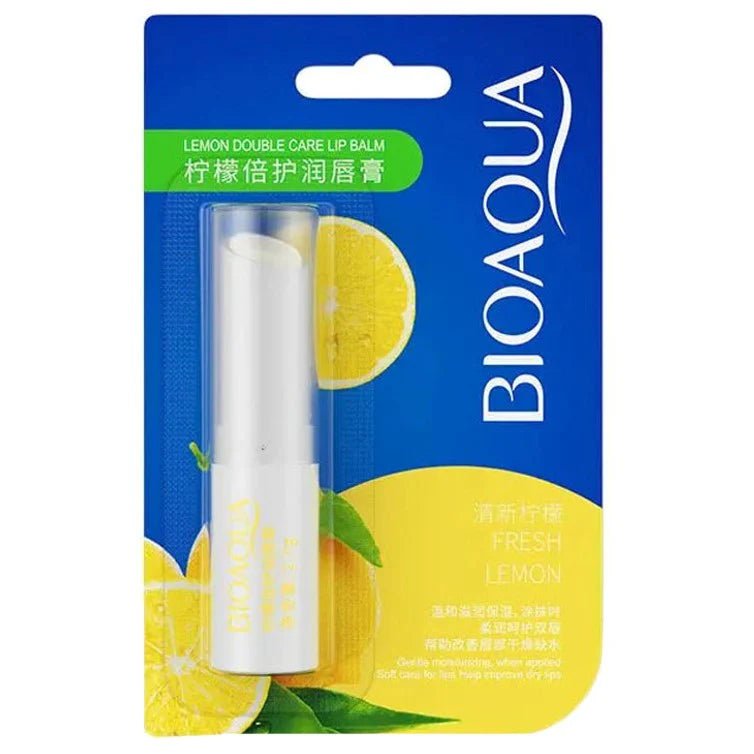 Bioaqua Lemon Double Care Lip Balm - 2.7g - ShopXonline