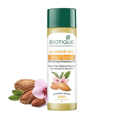 Biotique Almond Oil Purifying Cleansing Oil - 120ml - ShopXonline