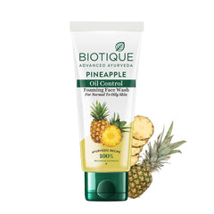Biotique Pineapple Oil Control foaming Face Cleanser - 120ml - ShopXonline