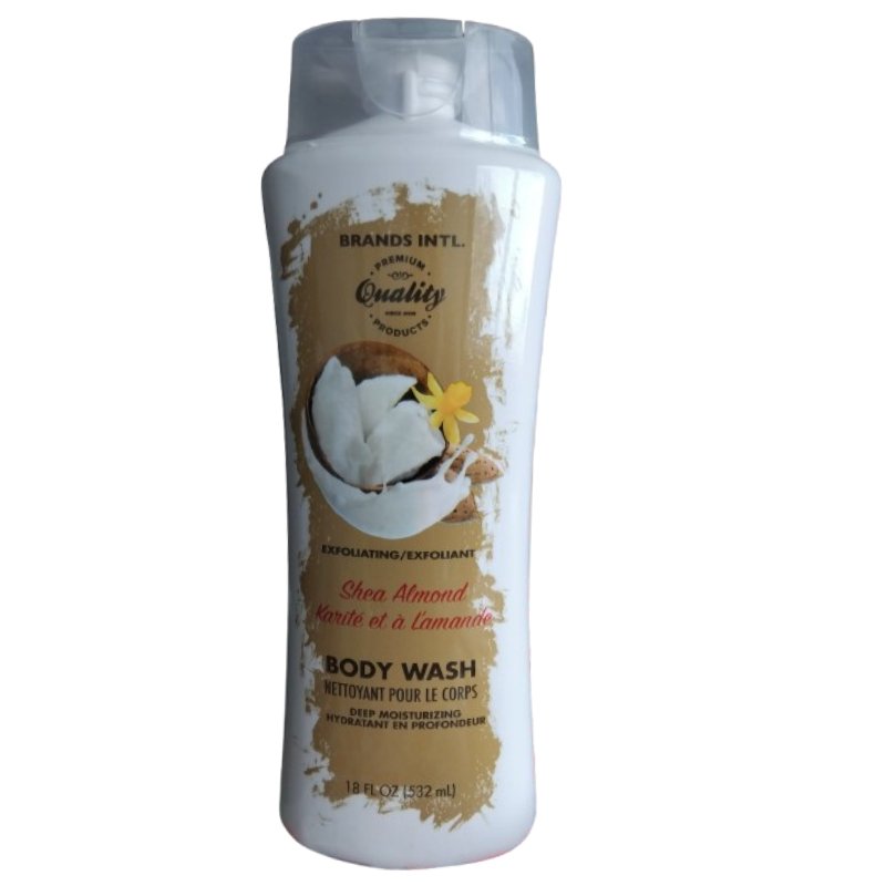 brand intl. premium quality Shea Almond body wash 532ml - ShopXonline
