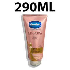 Vaseline Healthy Bright Gluta Hya Serum Burst Lotion Dewy Radiance ( 70x )-290ml