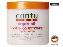 Cantu Argan Oil Leave - In Conditioning Repair Cream - 453g - ShopXonline